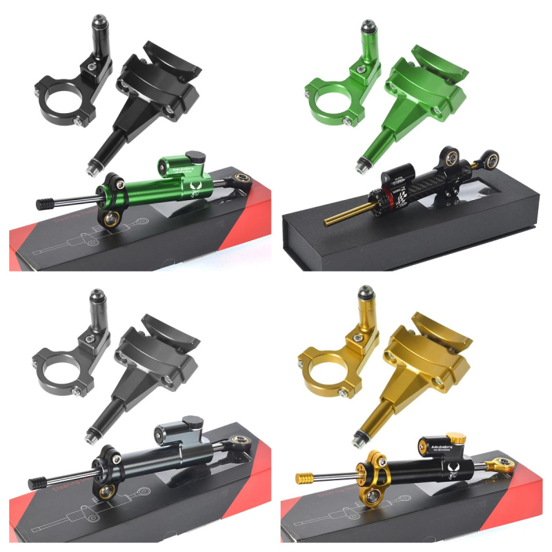 For Kawasaki 500 2024 - Motorc - Steering Damper Stabilizer Kit Cnc 评论和价格