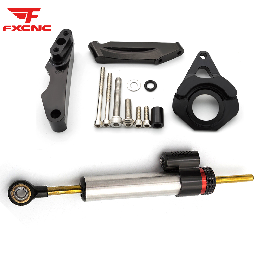 For Suzuki GSXR600 750 K4 2001 - Steering Damper Stabilizer Kit Cnc 评论和价格