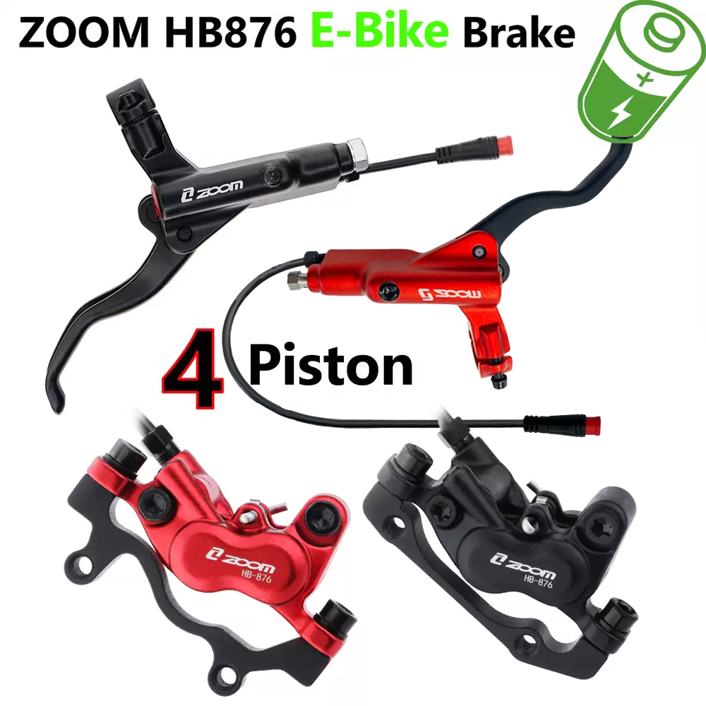 ZOOM HB-876E E-Bike 4-Piston H - Zoom Hydraulic Brake 4 Piston E-Scooter 评论和价格