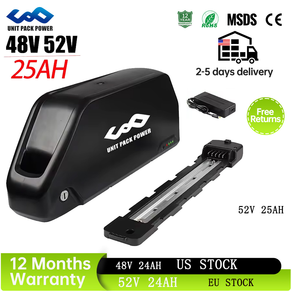 52V 25AH  Downtube EBike Batte - 60V 30Ah 21700 Battery Pack 评论和价格